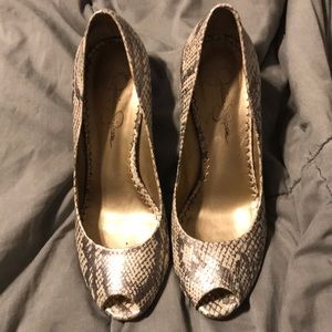 Jessica Simpson Snake Skin heel